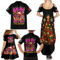 Christmas Skull Family Matching Summer Maxi Dress and Hawaiian Shirt Christmas Tree Skull - Wonder Print Shop