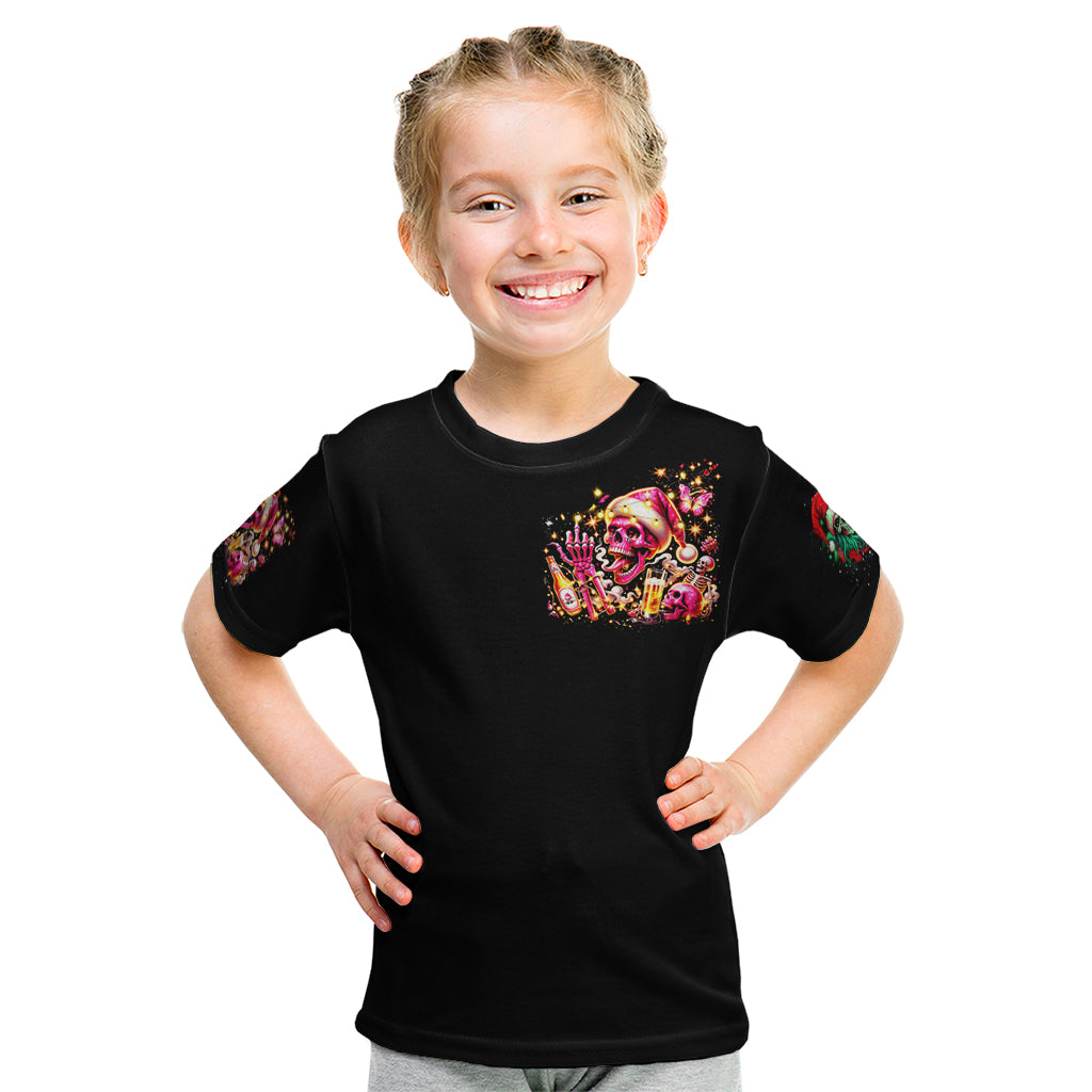 Christmas Skull Kid T Shirt Christmas Tree Skull - Wonder Print Shop