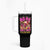 Christmas Skull Tumbler With Handle Ho Ho Holy Shit I'm Drink - Wonder Print Shop