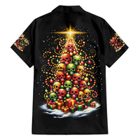 Christmas Sugar Skull Family Matching Long Sleeve Bodycon Dress and Hawaiian Shirt Christmas Tree Sugar Skull - Wonder Print Shop