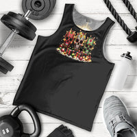 Christmas Sugar Skull Men Tank Top Christmas Tree Sugar Skull - Wonder Print Shop