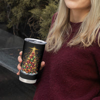 Christmas Sugar Skull Tumbler Cup Christmas Tree Sugar Skull - Wonder Print Shop