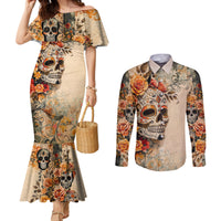 sugar-skull-couples-matching-mermaid-dress-and-long-sleeve-button-shirt-rose-sugar-skull-vintage