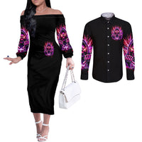 thunder-skull-couples-matching-off-the-shoulder-long-sleeve-dress-and-long-sleeve-button-shirt-i-may-be-not-perfect-but-at-least-im-not-you