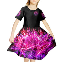 Thunder Skull Kid Short Sleeve Dress I May Be Not Perfect But At Least I'm Not You - Wonder Print Shop
