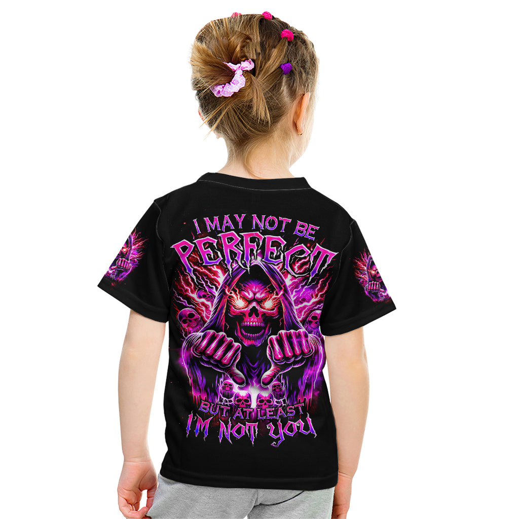 Thunder Skull Kid T Shirt I May Be Not Perfect But At Least I'm Not You - Wonder Print Shop