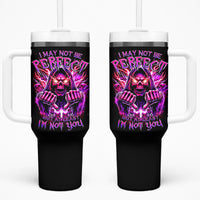 Thunder Skull Tumbler With Handle I May Be Not Perfect But At Least I'm Not You - Wonder Print Shop