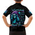 Christmas Skull Girl Kid Hawaiian Shirt Warning This Tattooed Girl Does Not Play With Stupid People - Wonder Print Shop