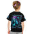 Christmas Skull Girl Kid T Shirt Warning This Tattooed Girl Does Not Play With Stupid People - Wonder Print Shop
