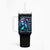 Christmas Skull Girl Tumbler With Handle Warning This Tattooed Girl Does Not Play With Stupid People - Wonder Print Shop