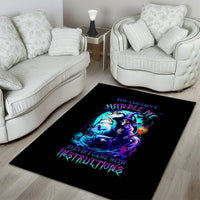 Witch Skull Area Rug You Couldn't Handle Me Even With Intrustions - Wonder Print Shop