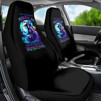 Witch Skull Car Seat Cover You Couldn't Handle Me Even With Intrustions - Wonder Print Shop