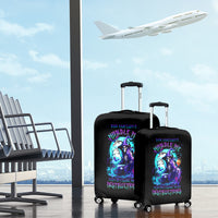 Witch Skull Luggage Cover You Couldn't Handle Me Even With Intrustions - Wonder Print Shop