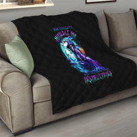 Witch Skull Quilt You Couldn't Handle Me Even With Intrustions - Wonder Print Shop