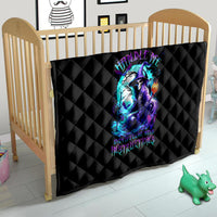 Witch Skull Quilt You Couldn't Handle Me Even With Intrustions - Wonder Print Shop
