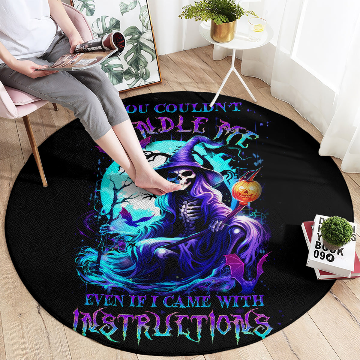 witch-skull-round-carpet-you-couldnt-handle-me-even-with-intrustions