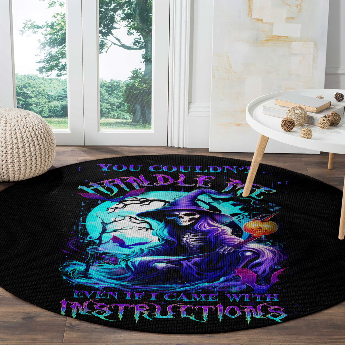 witch-skull-round-carpet-you-couldnt-handle-me-even-with-intrustions