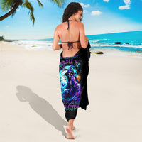 Witch Skull Sarong You Couldn't Handle Me Even With Intrustions - Wonder Print Shop