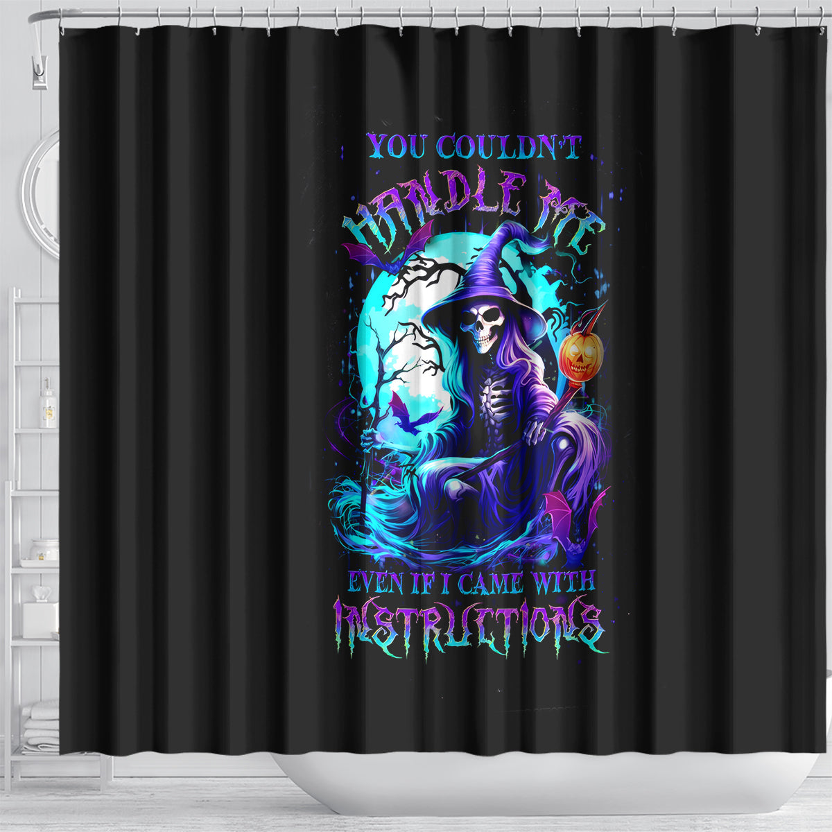witch-skull-shower-curtain-you-couldnt-handle-me-even-with-intrustions