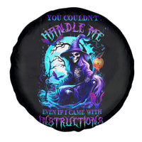 Witch Skull Spare Tire Cover You Couldn't Handle Me Even With Intrustions - Wonder Print Shop