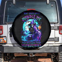 Witch Skull Spare Tire Cover You Couldn't Handle Me Even With Intrustions - Wonder Print Shop