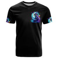 Witch Skull T Shirt You Couldn't Handle Me Even With Intrustions - Wonder Print Shop