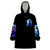 Witch Skull Wearable Blanket Hoodie You Couldn't Handle Me Even With Intrustions - Wonder Print Shop