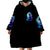 Witch Skull Wearable Blanket Hoodie You Couldn't Handle Me Even With Intrustions - Wonder Print Shop