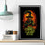 Witch Skull Canvas Wall Art Zero Fucking Given - Wonder Print Shop