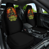 Witch Skull Car Seat Cover Zero Fucking Given - Wonder Print Shop