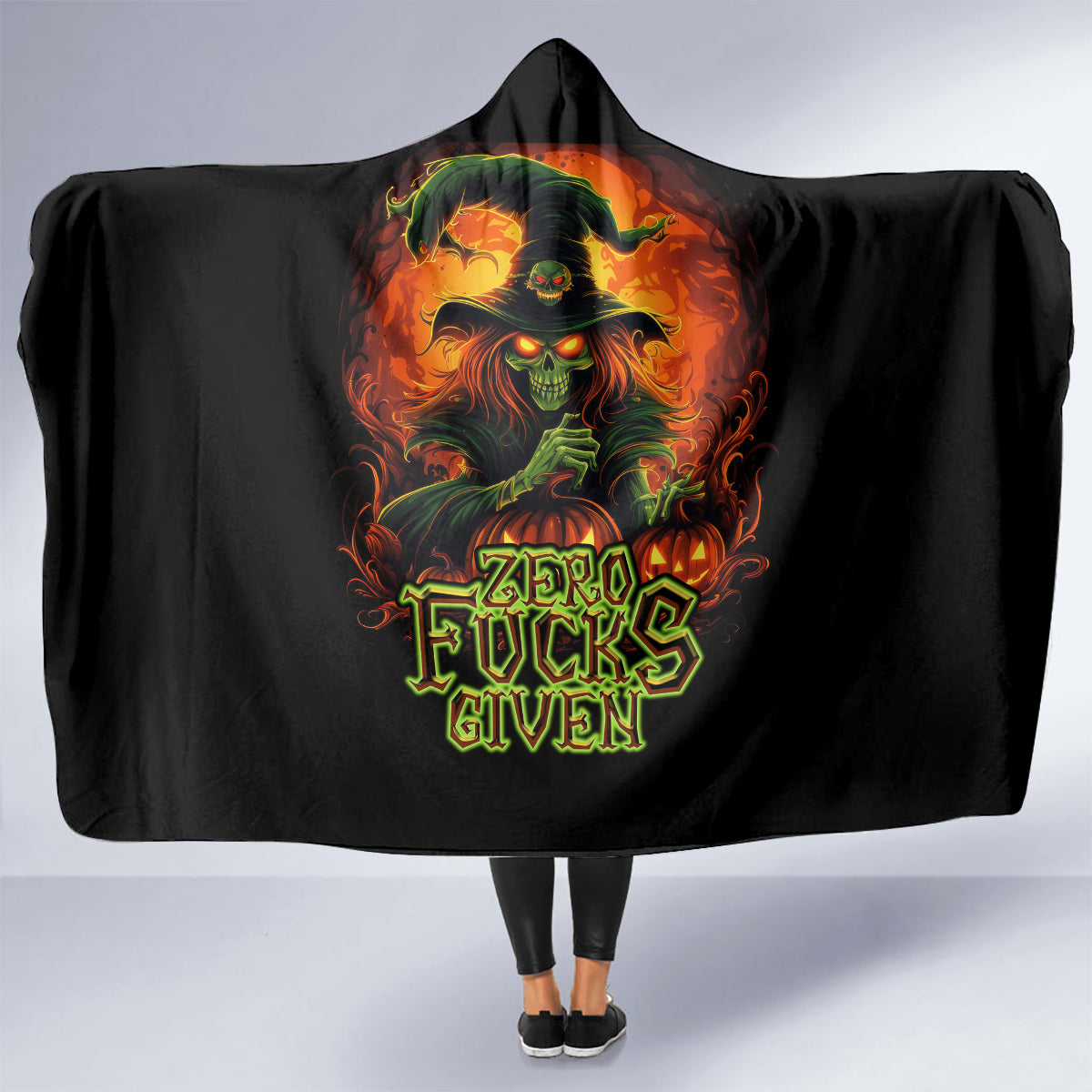 witch-skull-hooded-blanket-zero-fucking-given