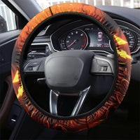 Witch Skull Steering Wheel Cover Zero Fucking Given - Wonder Print Shop