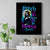 Witch Skull Canvas Wall Art Bitch I'm Not A Princess I'm The Fucking Queen - Wonder Print Shop