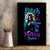 Witch Skull Canvas Wall Art Bitch I'm Not A Princess I'm The Fucking Queen - Wonder Print Shop