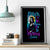 Witch Skull Canvas Wall Art Bitch I'm Not A Princess I'm The Fucking Queen - Wonder Print Shop