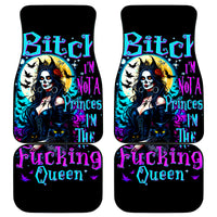 Witch Skull Car Mats Bitch I'm Not A Princess I'm The Fucking Queen - Wonder Print Shop