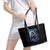 Witch Skull Leather Tote Bag Bitch I'm Not A Princess I'm The Fucking Queen - Wonder Print Shop