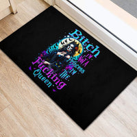 Witch Skull Rubber Doormat Bitch I'm Not A Princess I'm The Fucking Queen - Wonder Print Shop