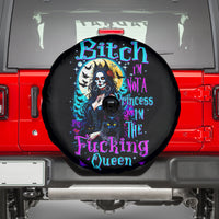 Witch Skull Spare Tire Cover Bitch I'm Not A Princess I'm The Fucking Queen - Wonder Print Shop