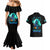 Witch Skull Couples Matching Mermaid Dress and Hawaiian Shirt Come With Us And You Will See Our Halloween - Wonder Print Shop