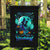 Witch Skull Garden Flag Come With Us And You Will See Our Halloween - Wonder Print Shop