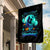 Witch Skull Garden Flag Come With Us And You Will See Our Halloween - Wonder Print Shop