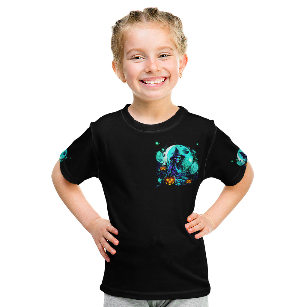 Witch Skull Kid T Shirt Come With Us And You Will See Our Halloween - Wonder Print Shop