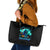 Witch Skull Leather Tote Bag Come With Us And You Will See Our Halloween - Wonder Print Shop