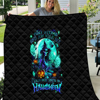 Witch Skull Quilt Come With Us And You Will See Our Halloween - Wonder Print Shop