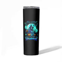 Witch Skull Skinny Tumbler Come With Us And You Will See Our Halloween - Wonder Print Shop