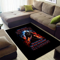 Warrior Skull Area Rug Don't Pss Off Old People - Wonder Print Shop