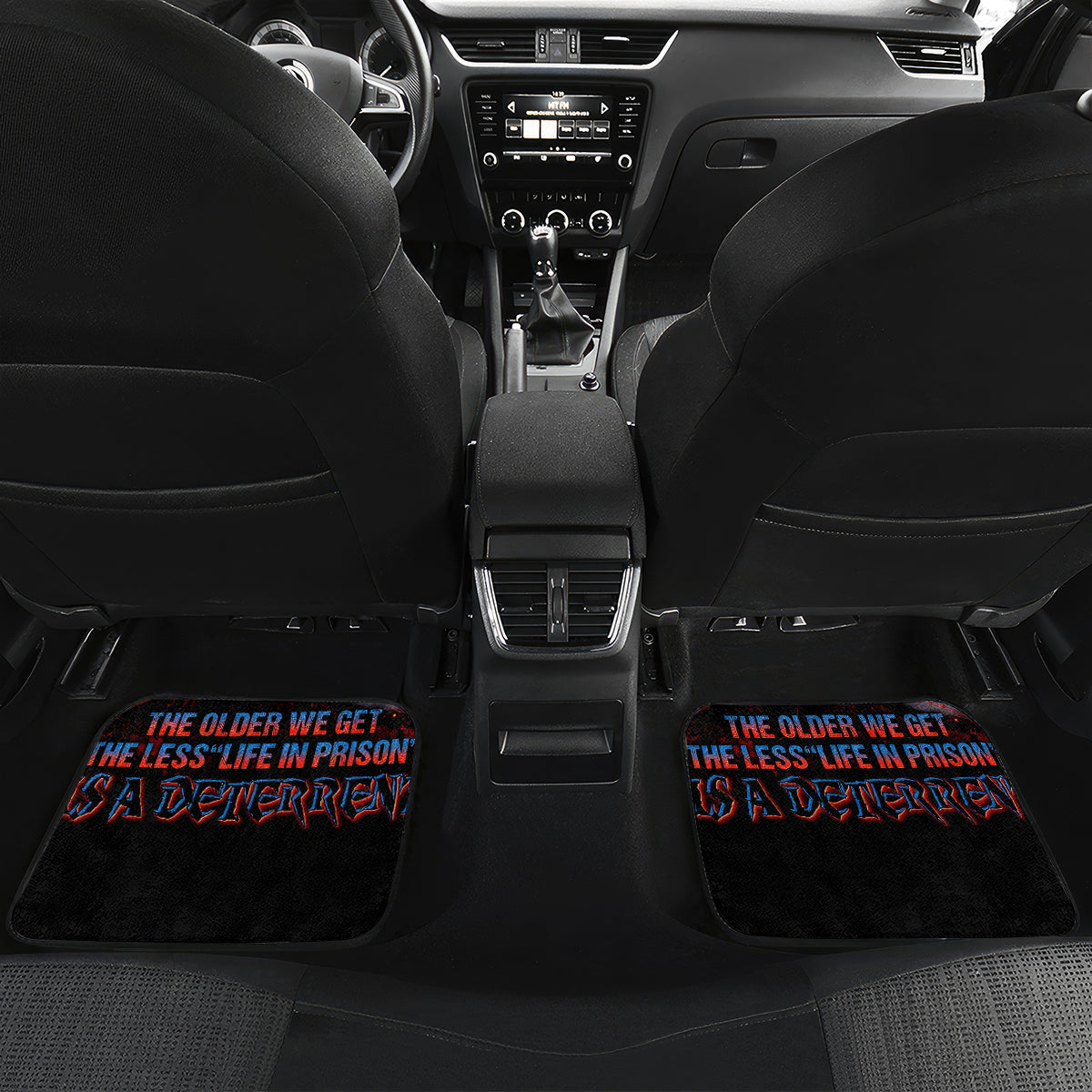 Warrior Skull Car Mats Don't Pss Off Old People - Wonder Print Shop
