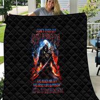 Warrior Skull Quilt Don't Pss Off Old People - Wonder Print Shop