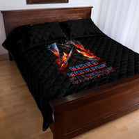 Warrior Skull Quilt Bed Set Don't Pss Off Old People - Wonder Print Shop